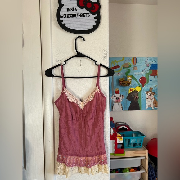 Tops - Y2K fairy core cami tank